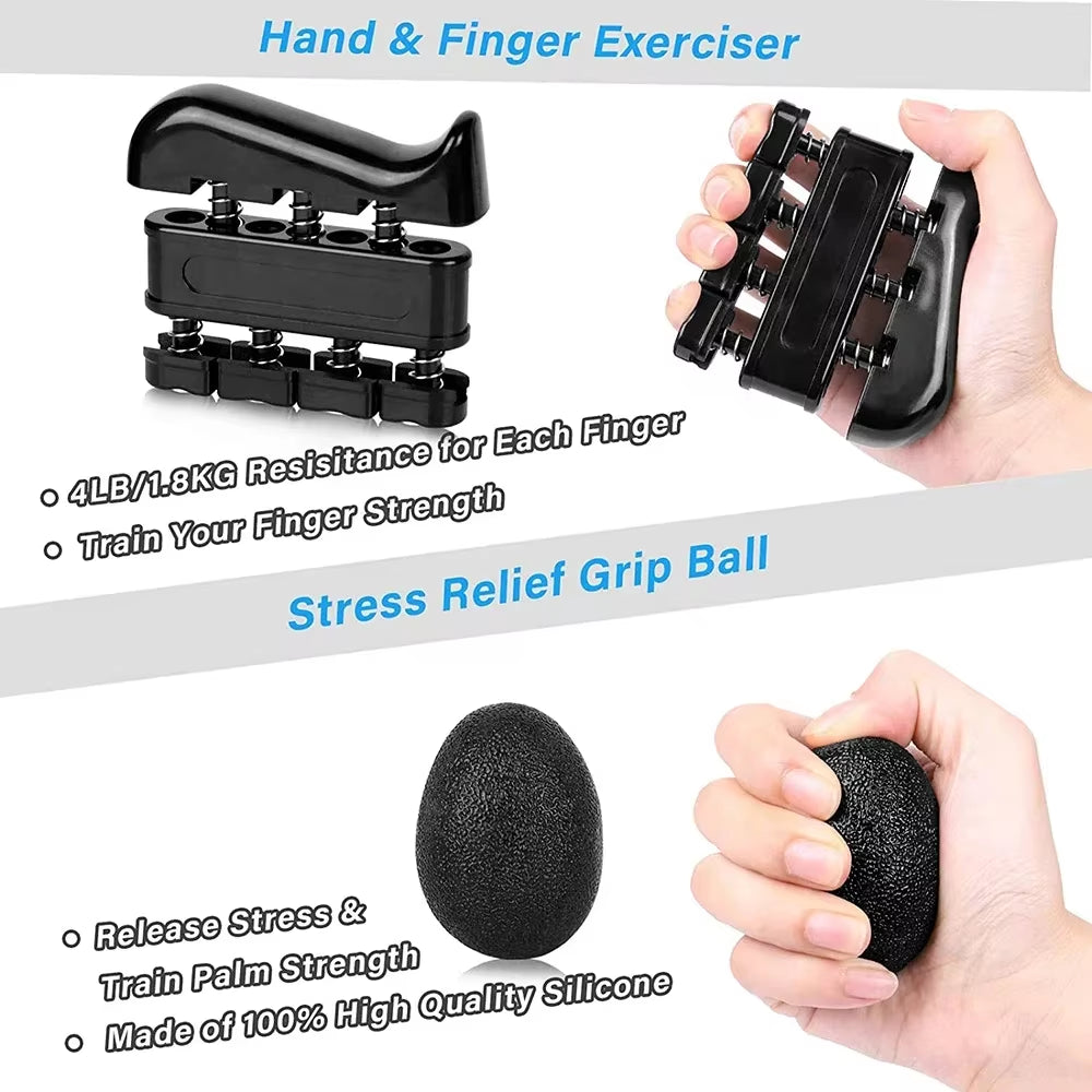 5-60Kg Adjustable Heavy Hand Gripper Fitness Hand Exerciser Grip Wrist Training Finger Gripper Hand Strengthener