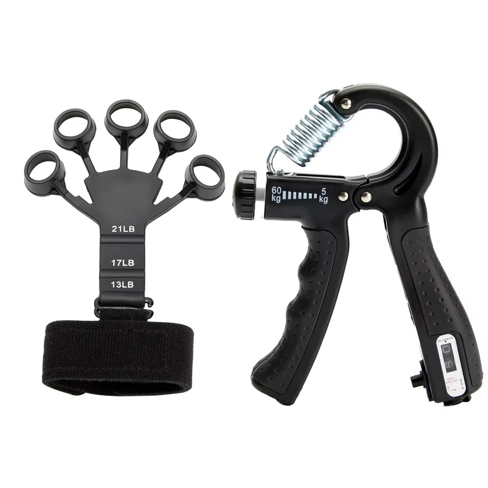 5-60Kg Adjustable Heavy Hand Gripper Fitness Hand Exerciser Grip Wrist Training Finger Gripper Hand Strengthener