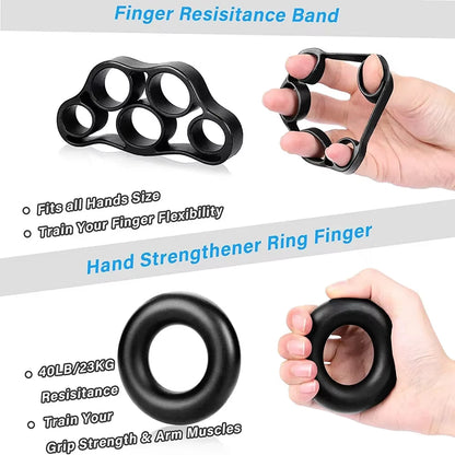 5-60Kg Adjustable Heavy Hand Gripper Fitness Hand Exerciser Grip Wrist Training Finger Gripper Hand Strengthener
